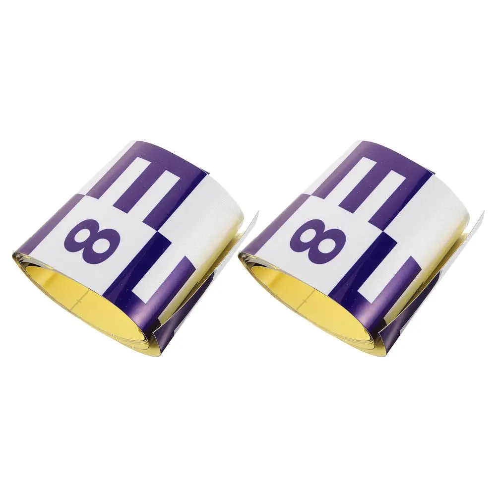 2pcs Water Level Gauge Sticker Reflective Scale Indicator Adhesive Film Tool for Pool Pond Measurement Ruler