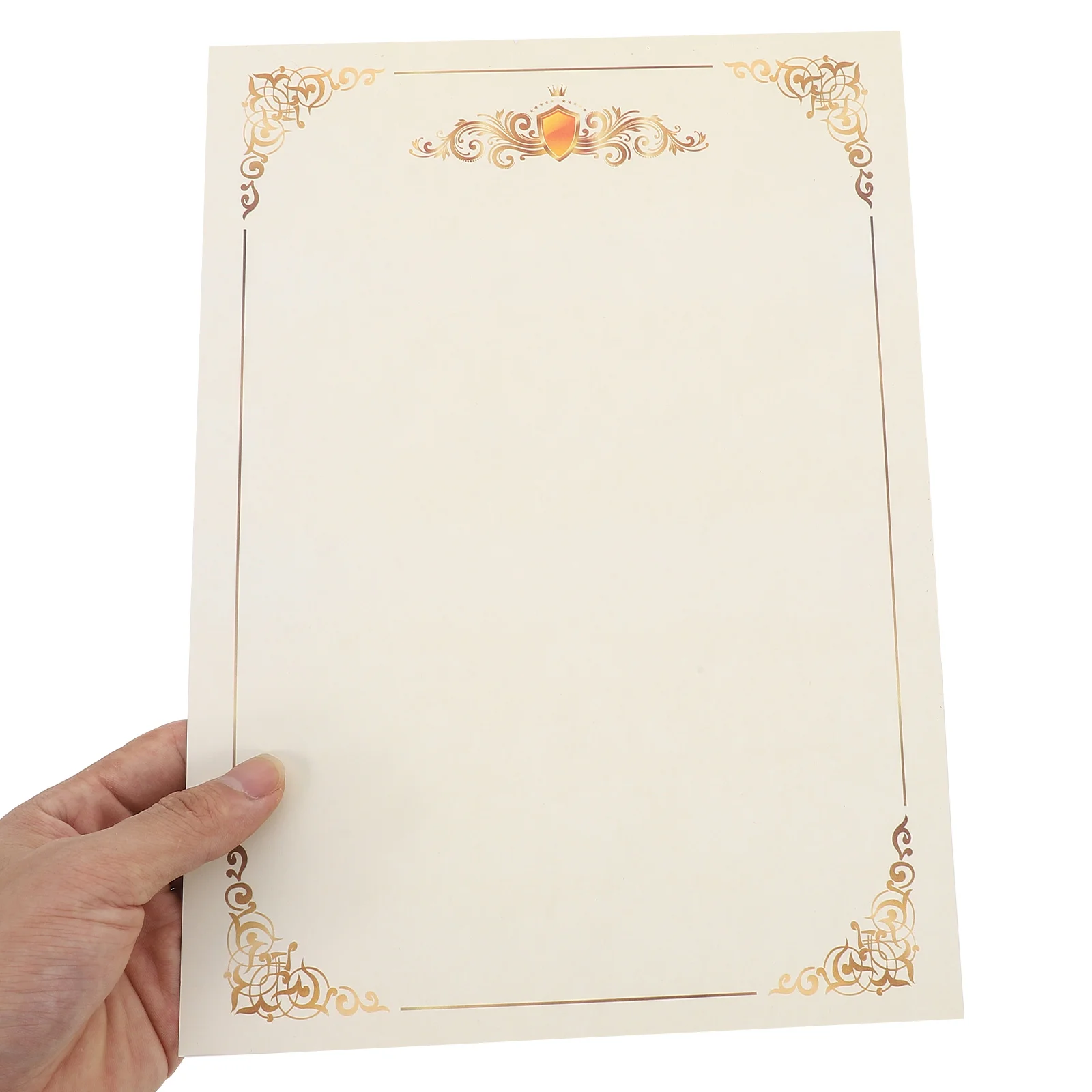 

Award Printable Blank Certificate Paper A4 Floral Border Certificate Paper For Graduation Volunteer