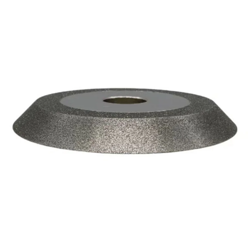 

A84X-Diamond Grinding Wheel Bevel Wheel Sharpener Electroplating 100 Mm Diameter 20 Inner Hole 45 Degrees 200 Mesh