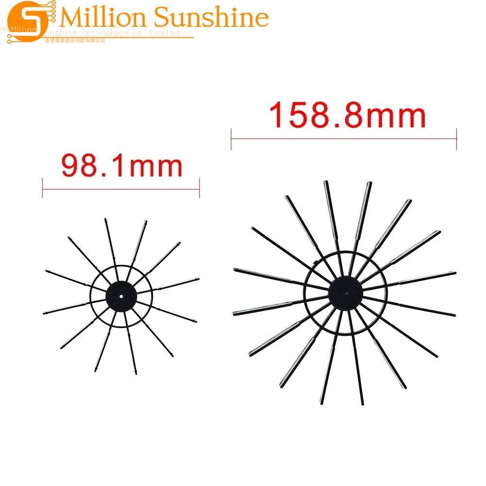 1/3PCS 10CM 16CM Paddle wheel Model making oars for 2MM motor shaft axle Remote control toy boat accessories