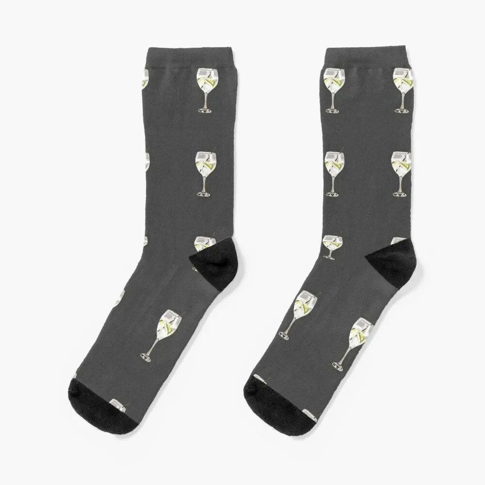 

Gin glass Socks new year compression aesthetic Rugby Socks Women Men's