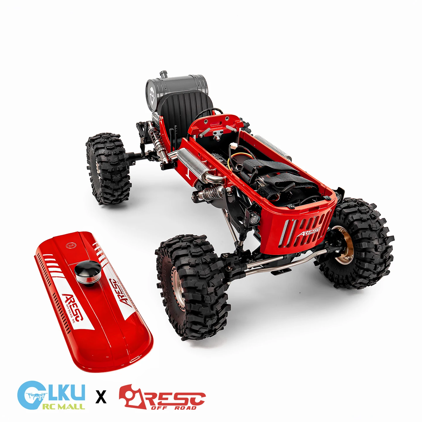 

1/10 ARESC RC Crawler Model Toy – TG-1 CNC Full-Metal RC Crawler
