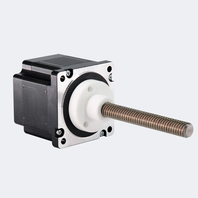 PrimoPal NEMA 34 Heavy Duty Linear Stepper Actuator 86x86mm 1.8 Degree 2 Phase Hybrid Motor with Lead Screw 2270N