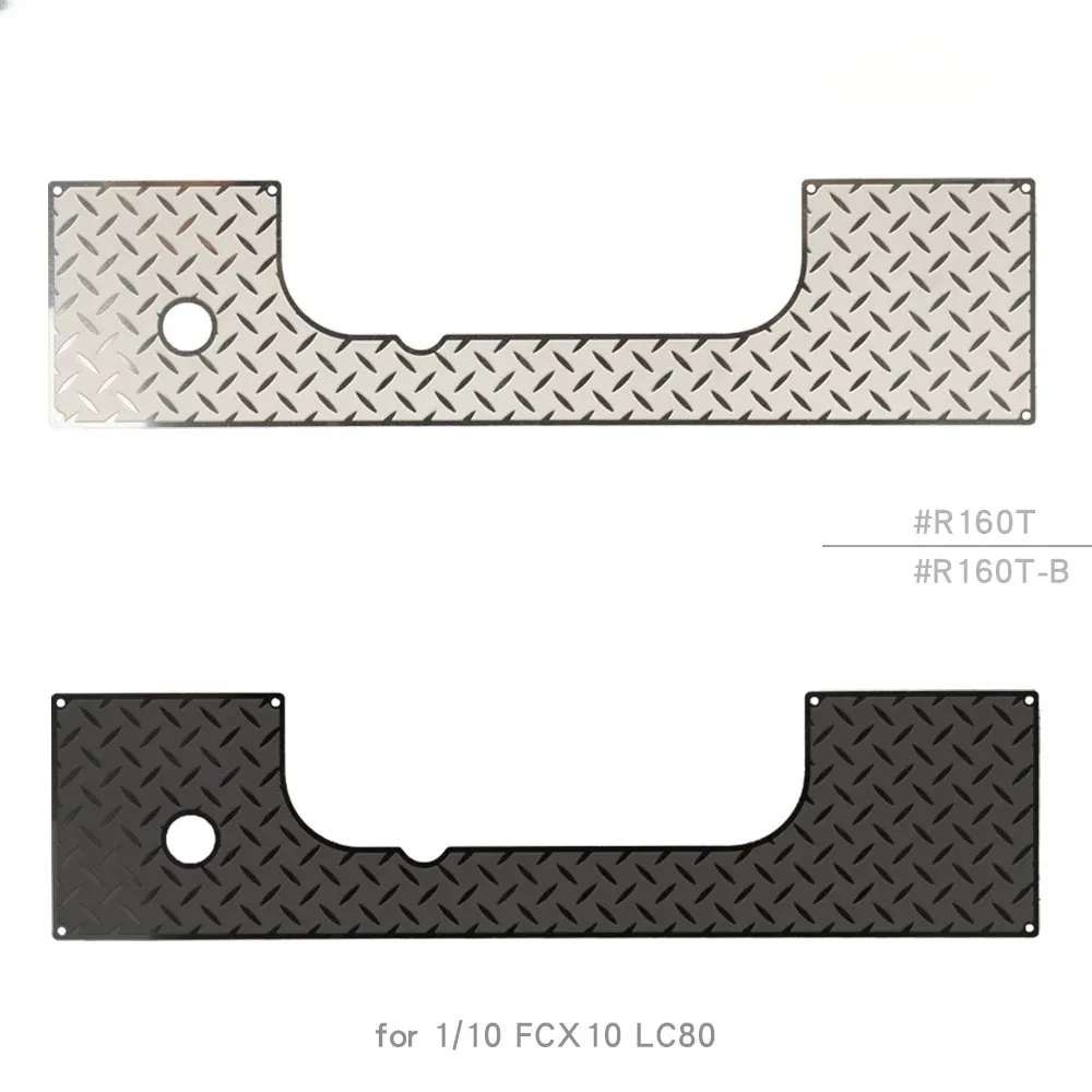 1/10 Protective Sheet Antiskid Chequered plate Decorative Film for FCX10 LC80 Tailgate Upgrade Option Parts #R160T