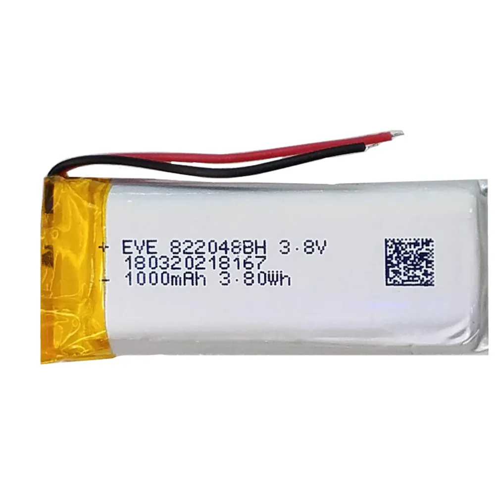 1-10PCS 822048 3.7V 1000mAh Lithium Polymer LiPo Battery For Mp3 GPS PSP Angle Meter Headset Valve Index Controller Hand Shank