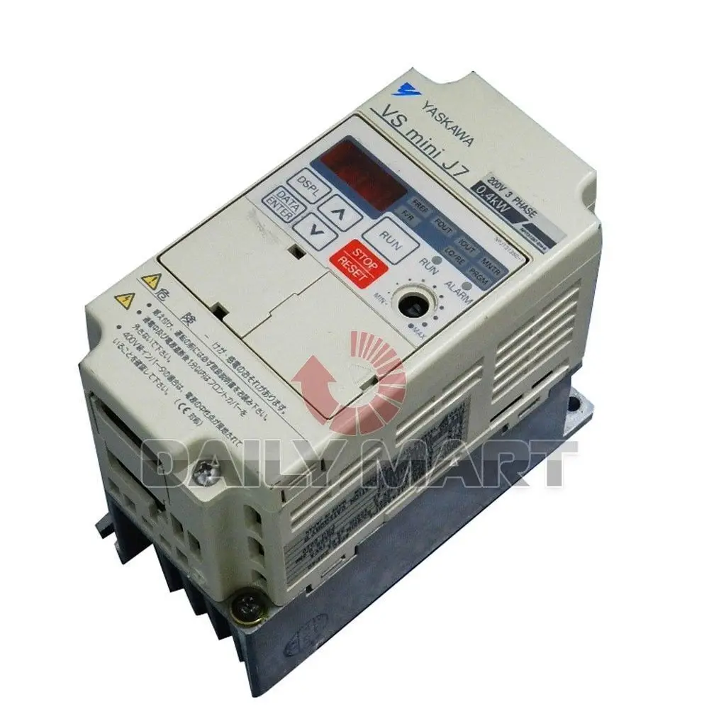 YASKAWA INVERTER VS MINI J7CIMR-J7AA20P4 PLC 400W AC 3PHASE DRIVE NEW