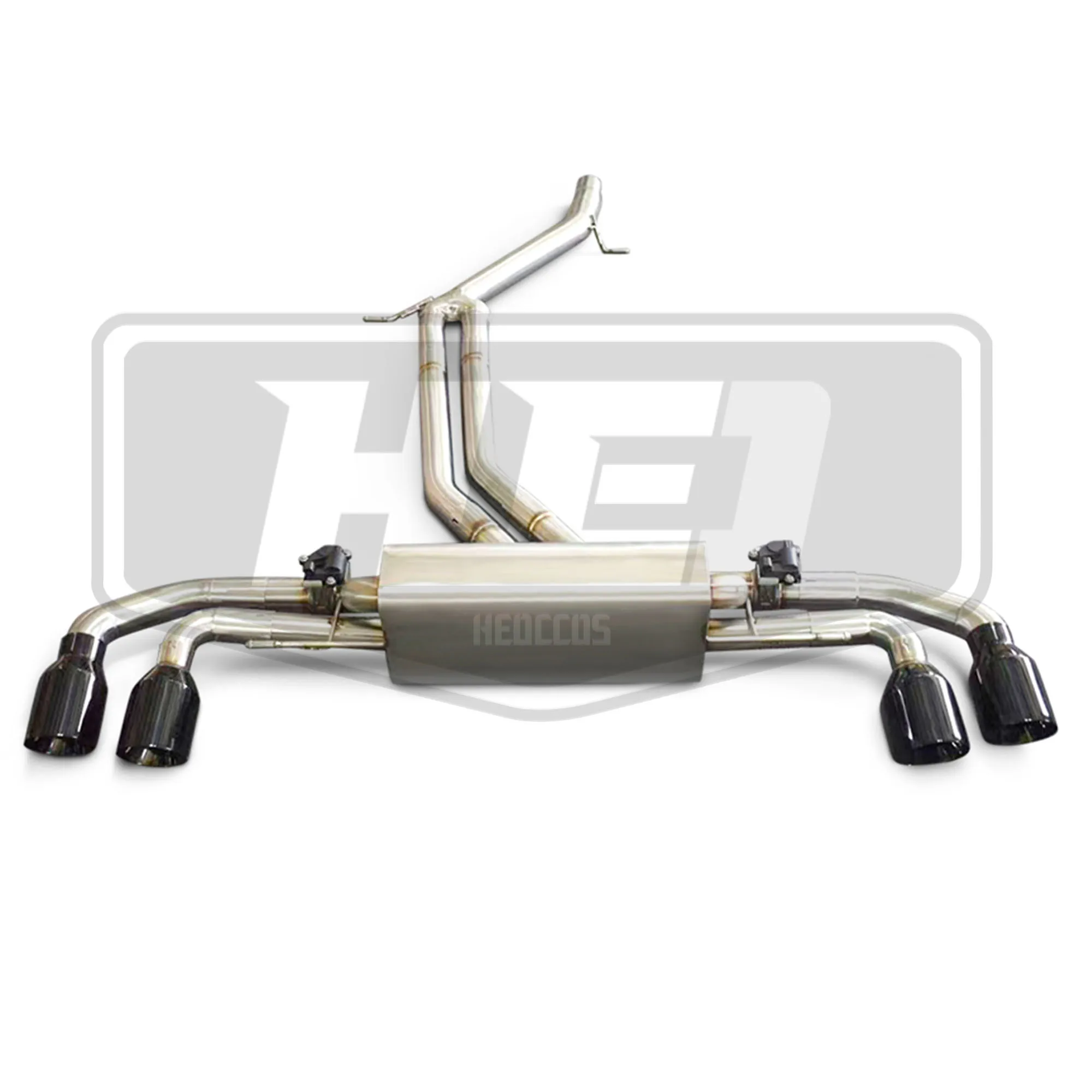 HEO Stainless Steel Exhaust System Valve Catback for Porsche Cayenne Coupe 9Y0 3.0T with High Quality Auto Turning Pipe Parts