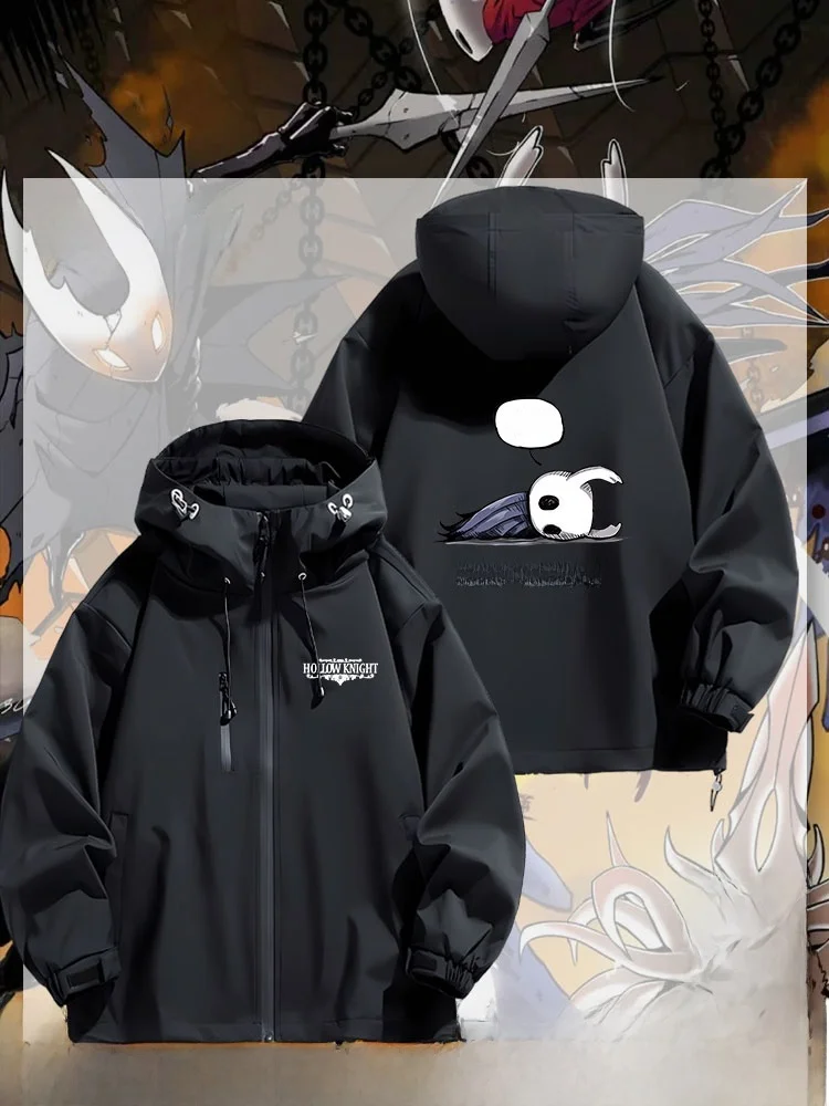 

Hollow Knight Collaborative Loose Fit Jaet ex Waterproof Polyester Youthful Sle Autumn Winter Spring Outerwear