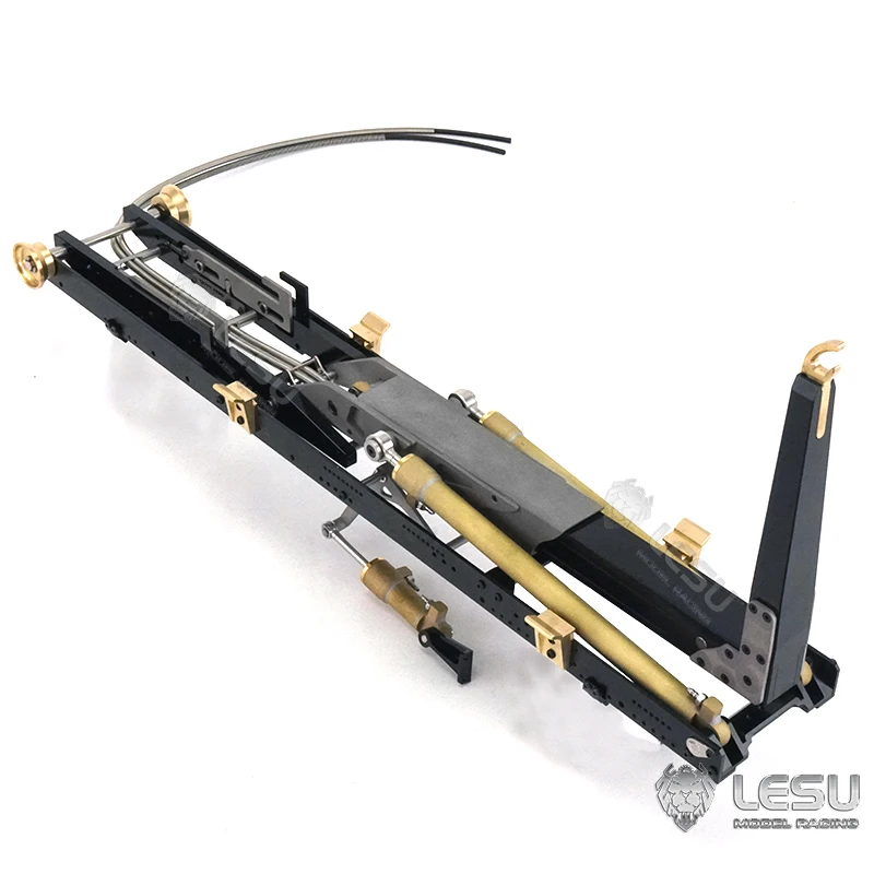 

LESU 1/14 Metal Hydraulic Rod Lifting Mechanism 8*8 RC Truck Tipper DIY Model for Tamiyaya Dumper Car Toy Parts TH01999