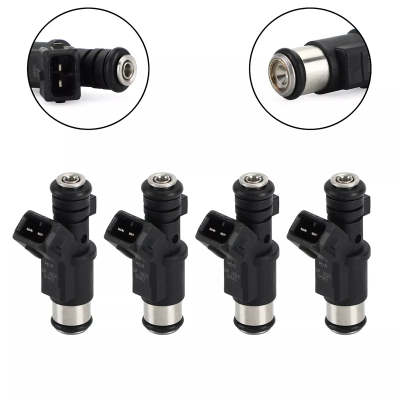 4Pcs Fuel Injector 0280156357 01F002A For CITROEN BERLINGO C2 C3 SAXO XSARA PEUGEOT 1007 106 206 306 307 PARTNER