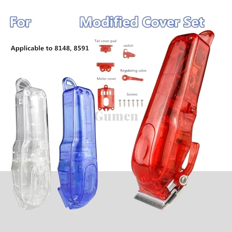 Für 8591/8148 Transparent Haar Clipper Gehäuse Abdeckung Deckel Kit Klar Haar Clipper Abdeckung Set Cordless Haar Clipper Abdeckung Set