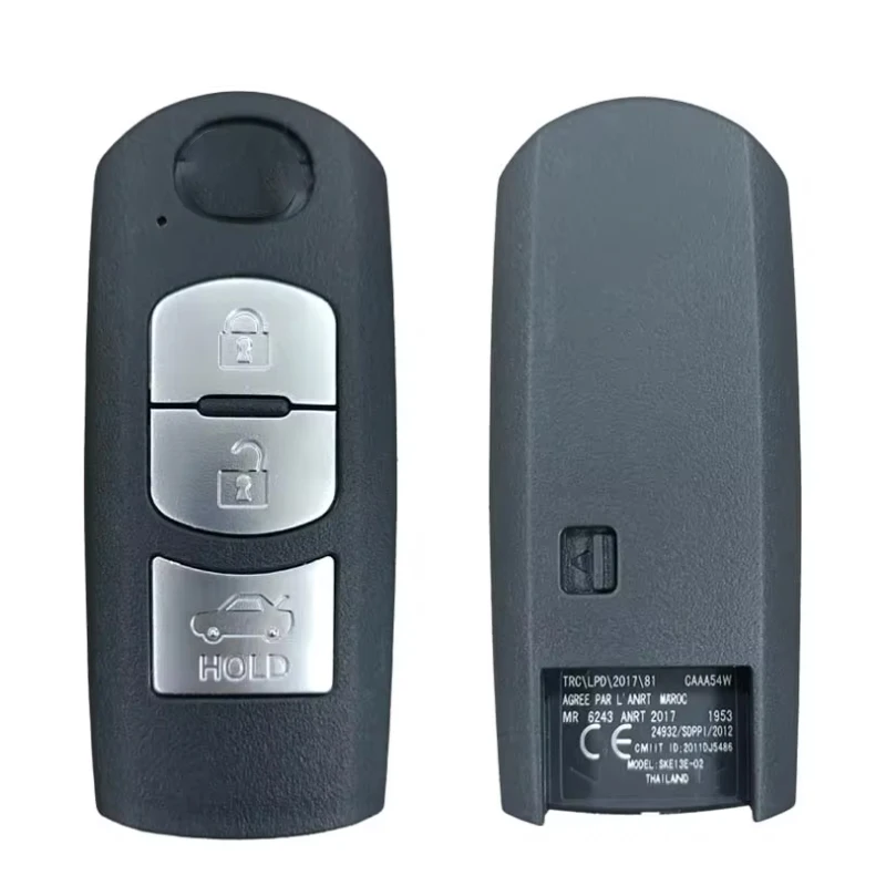 CN026016 Aftermarket 3 Buttons Smart Car Key Model SKE13E-01 SKE13E-02 Control 433mhz For MAZDACX-3 CX-5 Axela Atenza  2013-2019