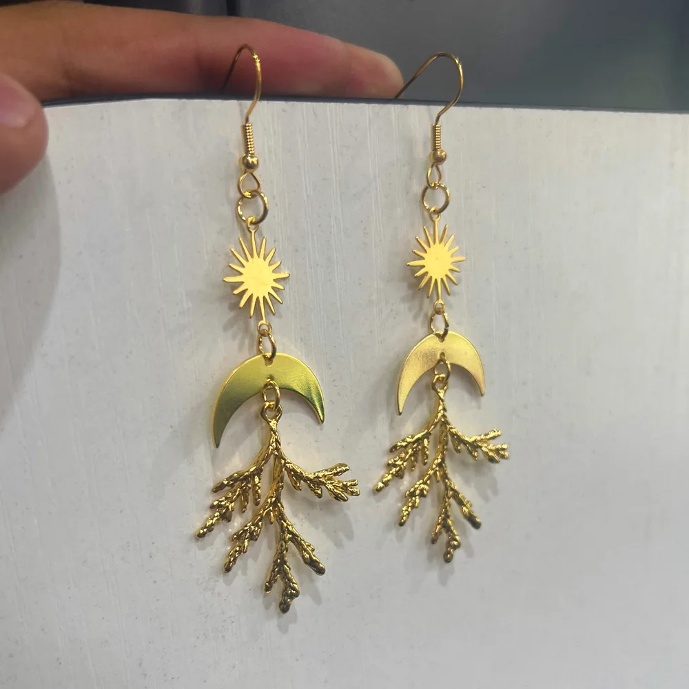 Vintage Branch Earr… - image