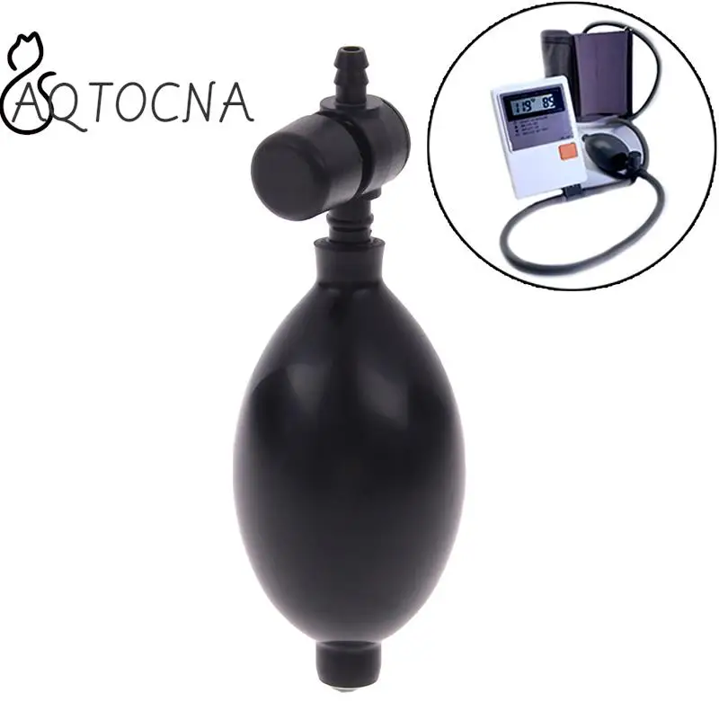 Medical Sphygmomanometer Tonometer Ball Blood Pressure Cervical Tractor Accessory Latex Air Inflation Balloon Bulb Pump Valve