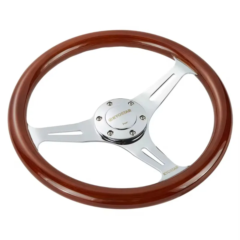 

350mm Classic Wooden Steering Wheel 14 Inch Vintage Wood Steering Wheel