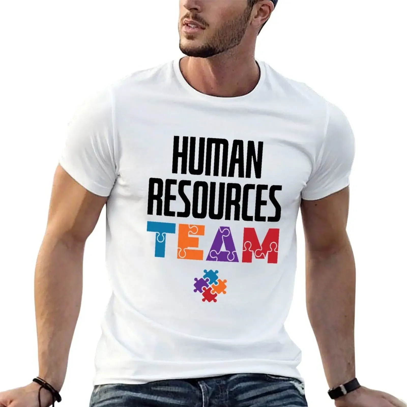 

Human Resources Team HR Squad T-Shirt cotton man t-shirts quick-drying mens graphic t-shirts anime