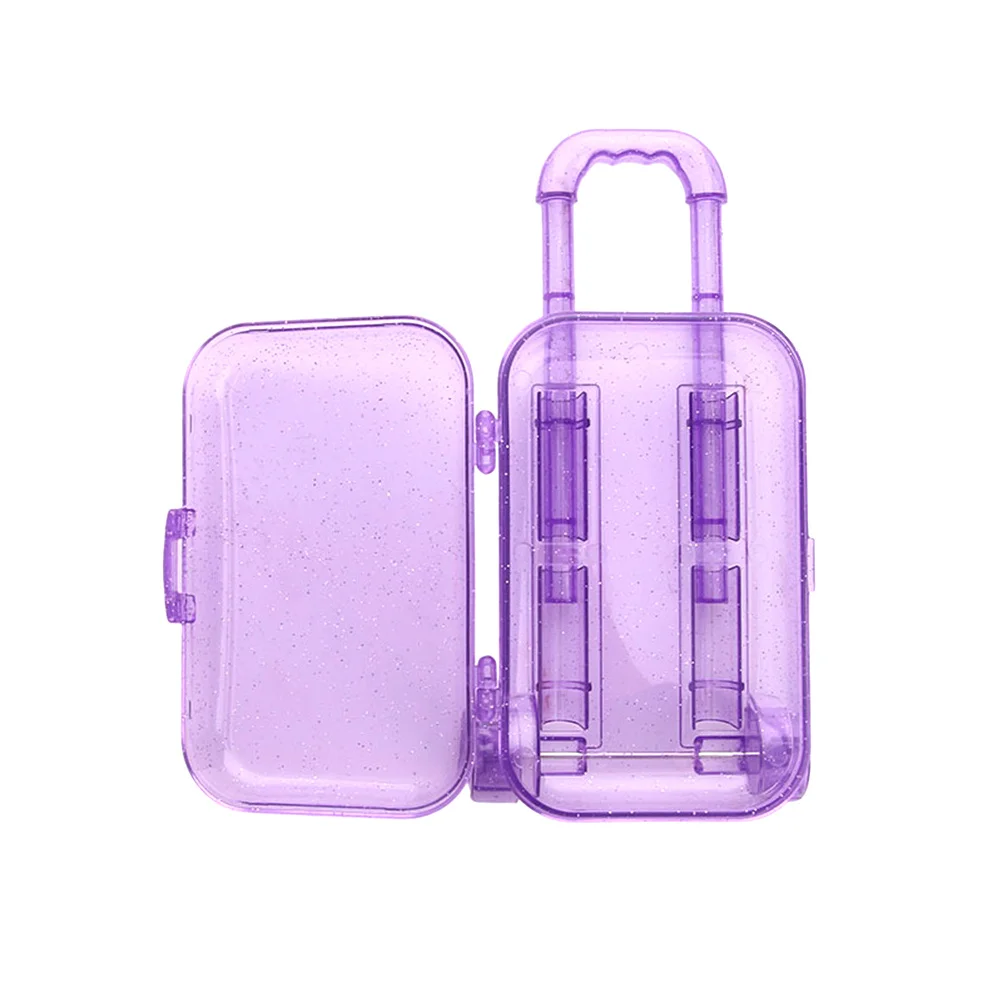 

2pcs Baby Luggage Case Accessories Mini Suitcase For Decoration Storage Practical Adorable Fashion Durable Mini