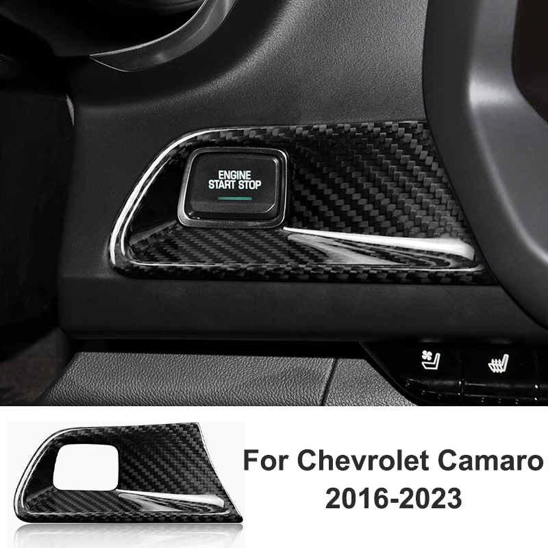 

For Chevrolet Camaro 2016-2023 Car Ignition Start Button Decorative Cover Sticker Modification Accessories