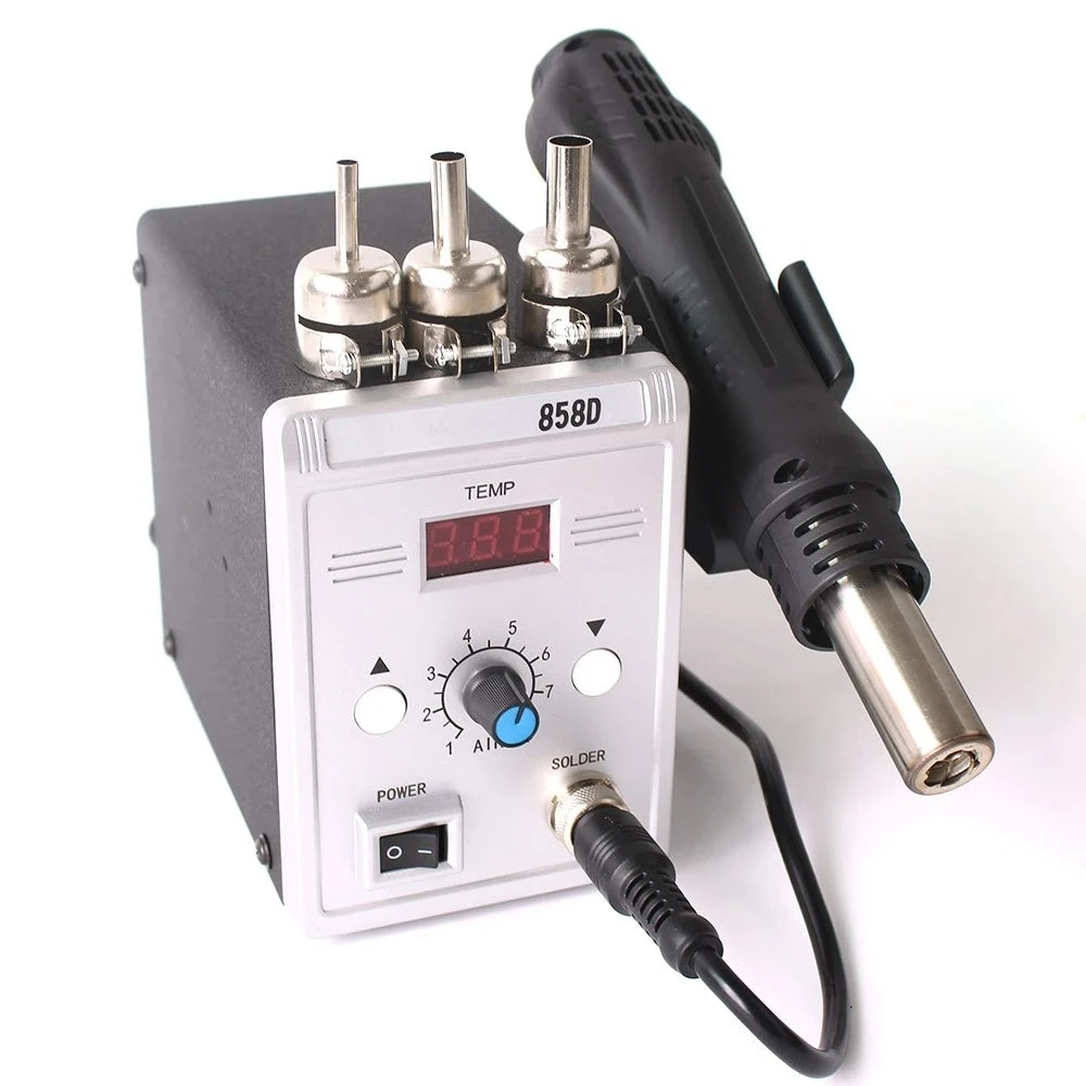 digital display heat gun, dismantling and welding table smart chip main board mobile phone repair