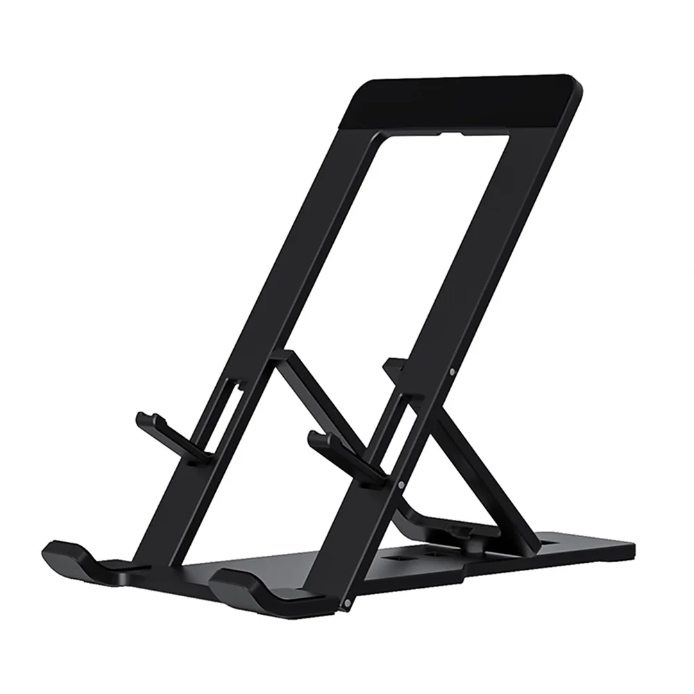 

Adjustable Foldable Phone Stand for Desk Thick Case Friendly Stable Non-Slip Base Universal Fit All Smartphones Tablets