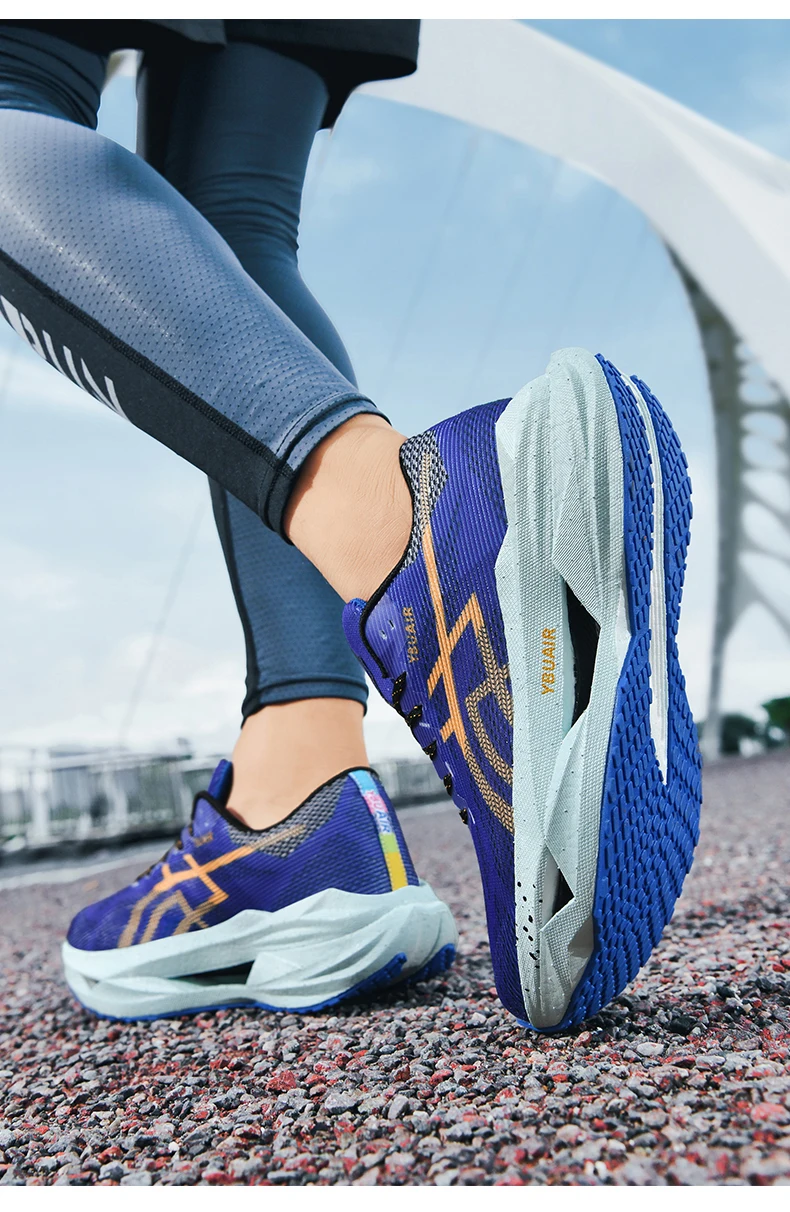 Marathon-Laufschuhe für Herren, leichte Spezial-Sportschuhe, Sneaker mit Carbonplatte, trendige, atmungsaktive Sportschuhe für Damen. – Detail 20