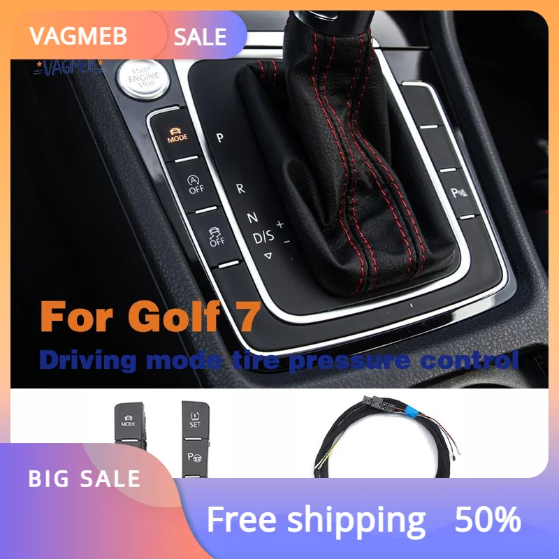 

Driving Model Tire Pressure Switch ESP Button Start Stop OPS Parking Assist for VW Golf 7 MK7 VII 5GG 927 238 E / 5GG 927 137 E