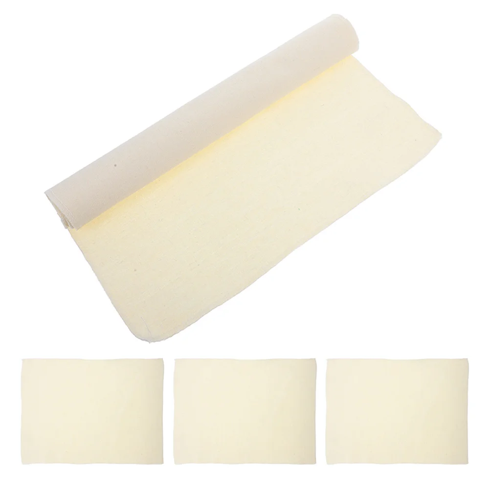 

4Pcs Nonstick Bread Proofing Cloth Reusable Cotton Sourdough Starter Cover for Baking Baguettes Loaves Pastry Homemade