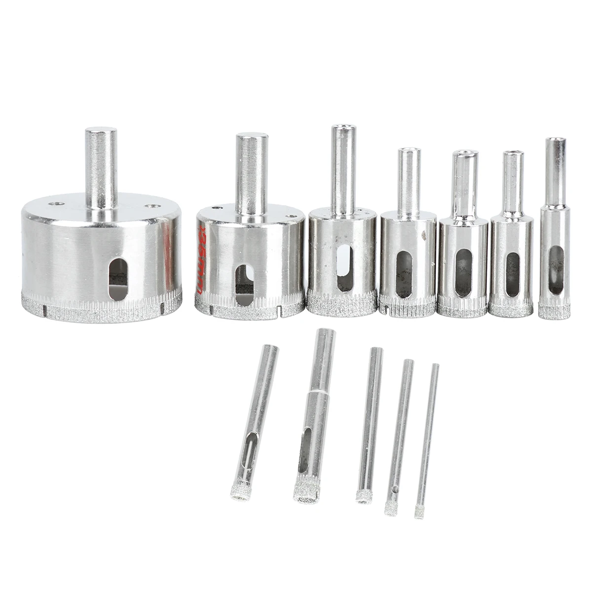 

12pcs Diamond Drill Bits Hollow Core Hole for Glass Tile Ceramic Stone 6 8 10 12 14 16 18 22 35 50mm Practical Use