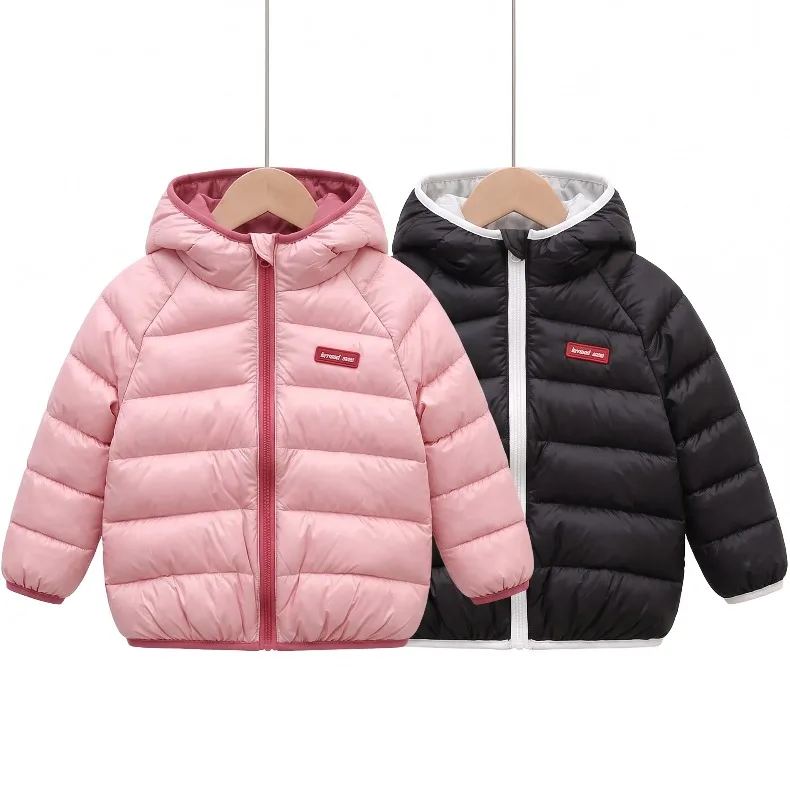 2026 Herbst Winter Kleinkind Baby Kinder Warme Kapuzenjacke für Jungen und Mädchen Modische Wattierte Jacke Kinderjacke Neu – Detail 2