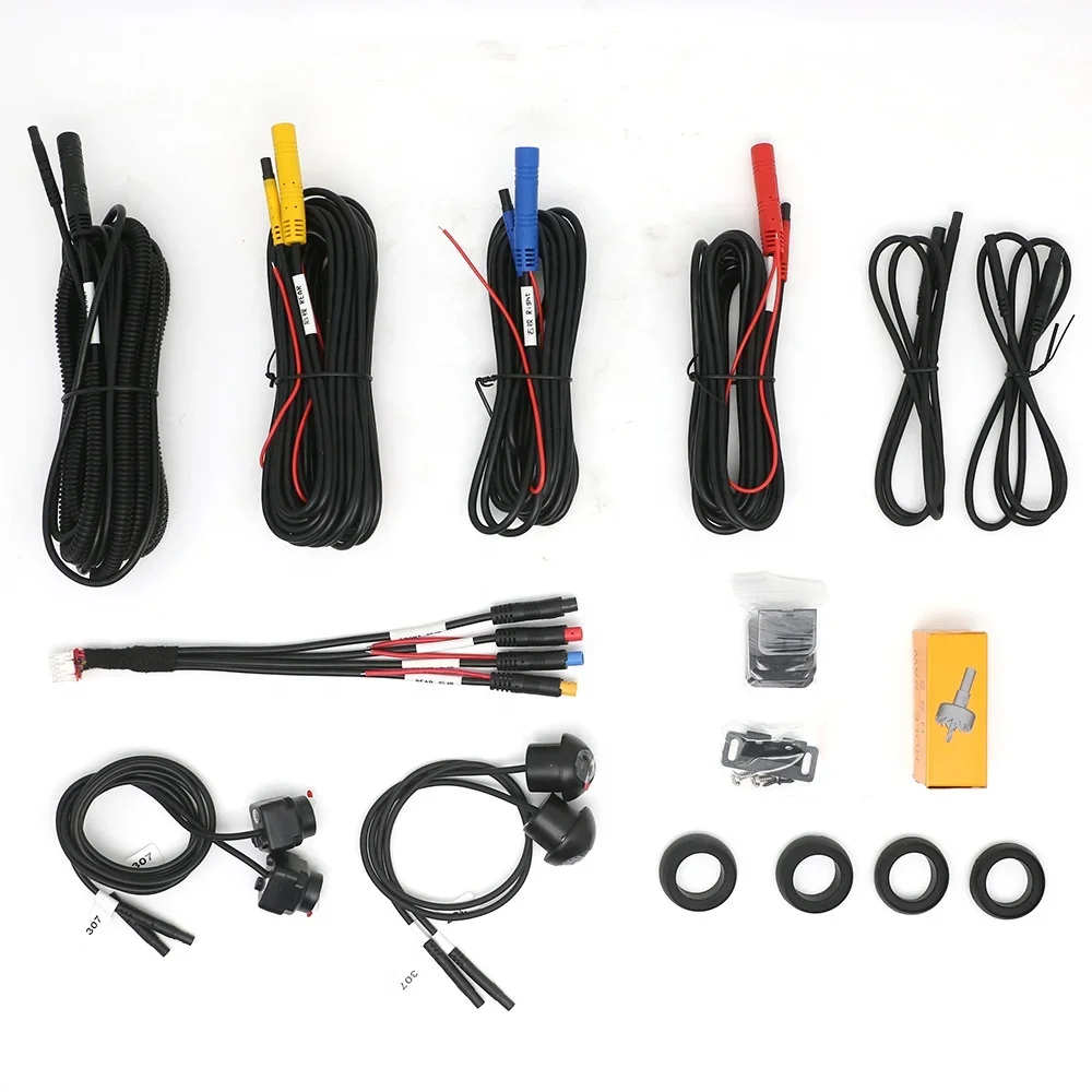 

Popular Hot sell Route 360 Degree Car Reversing Aid Camera AHD 1080P Car Camera for 307 Glass Lens