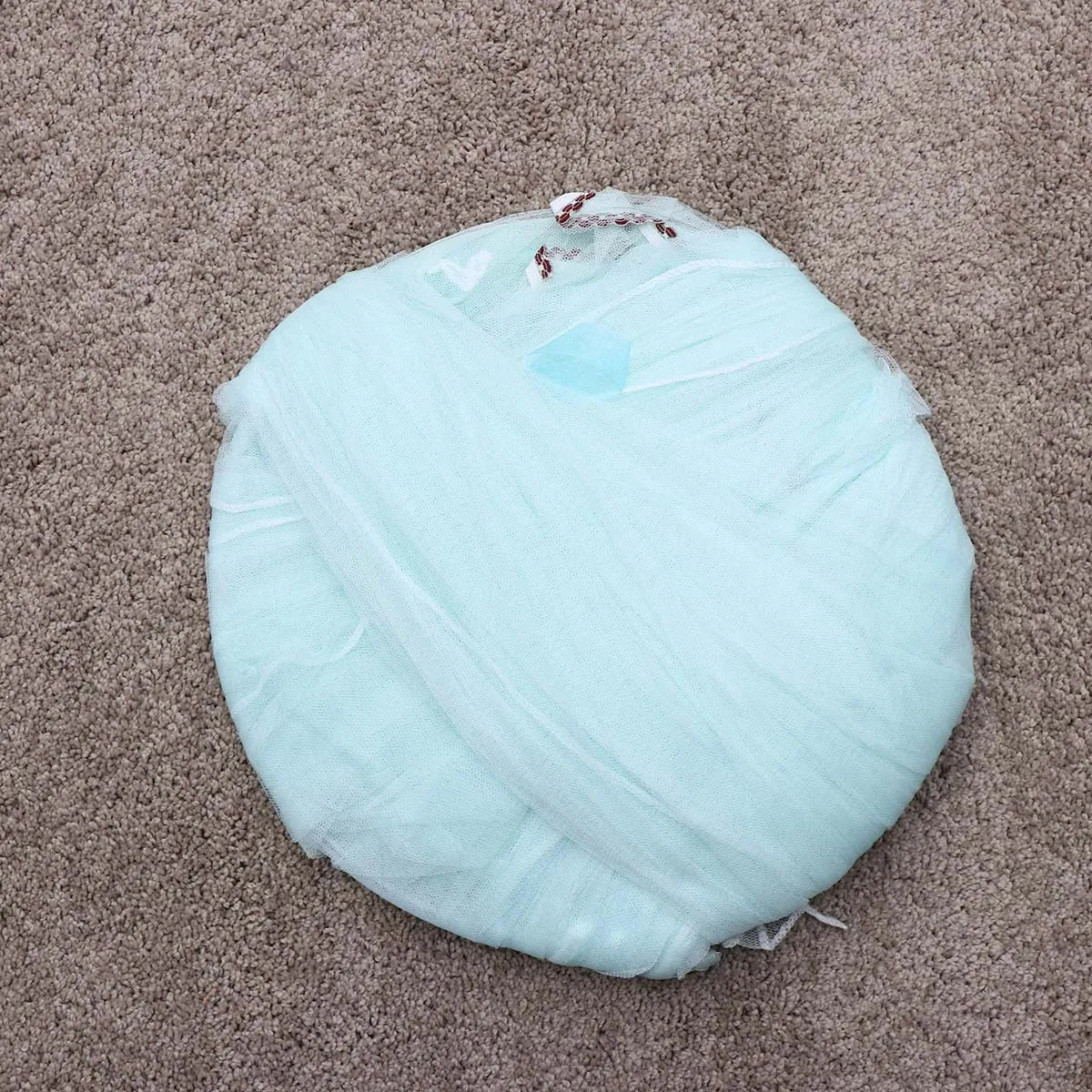 المظلة قبة الطفل الفراش لصافي سرير الطفل روضة سرير خفيفة الوزن شبكة الفراش السرير المعاوضة أكوا الأزرق #6