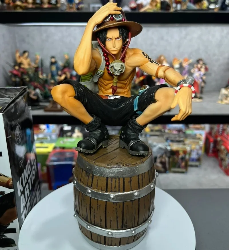 In Stock Bandai Original Animation One Piece Koa Art King Crouching In The Aisi Desert Chapter Remastered Scenery Model Gifts