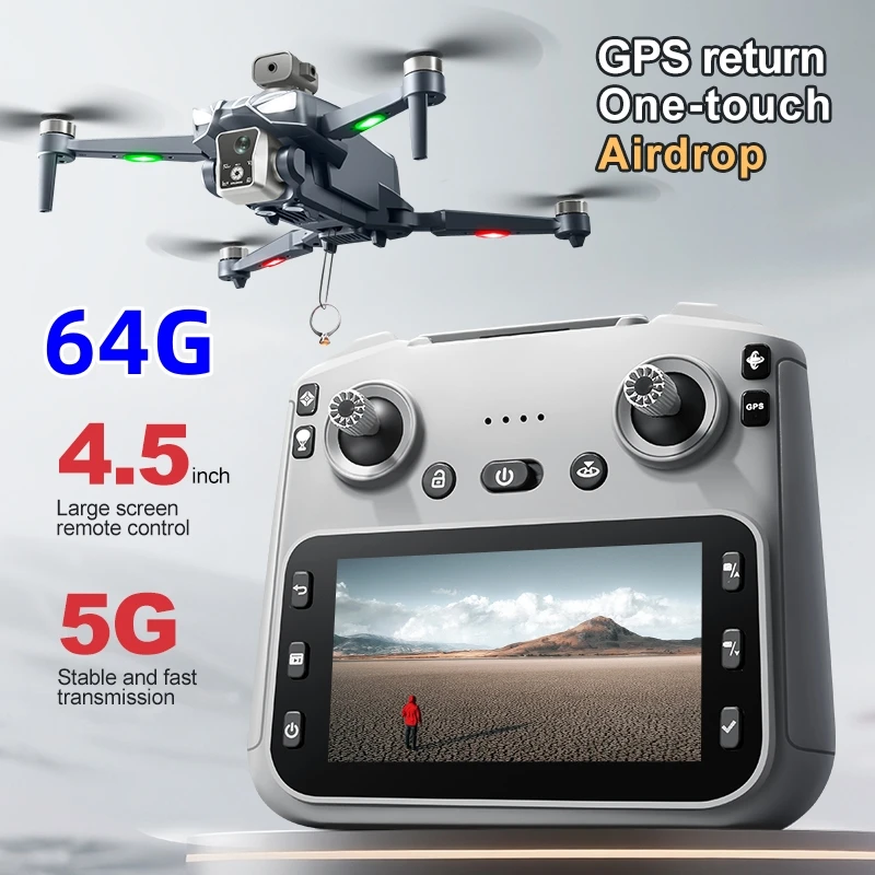 

Drone Comes With A High-Definition Camera And A WiFi FPV High-Definition Dual Folding RC Quadcopter Height Maintainer