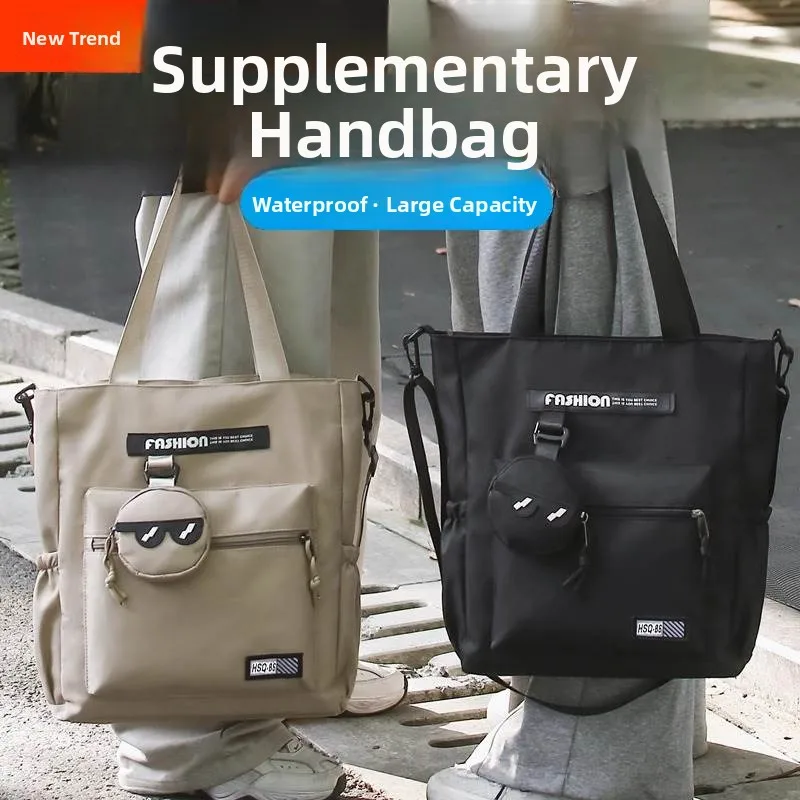 

Large Capaci Men's oulder Bag Crossbody Bag for High School Students Tutoring Classes Book Carrng Handbag Leisure Sle