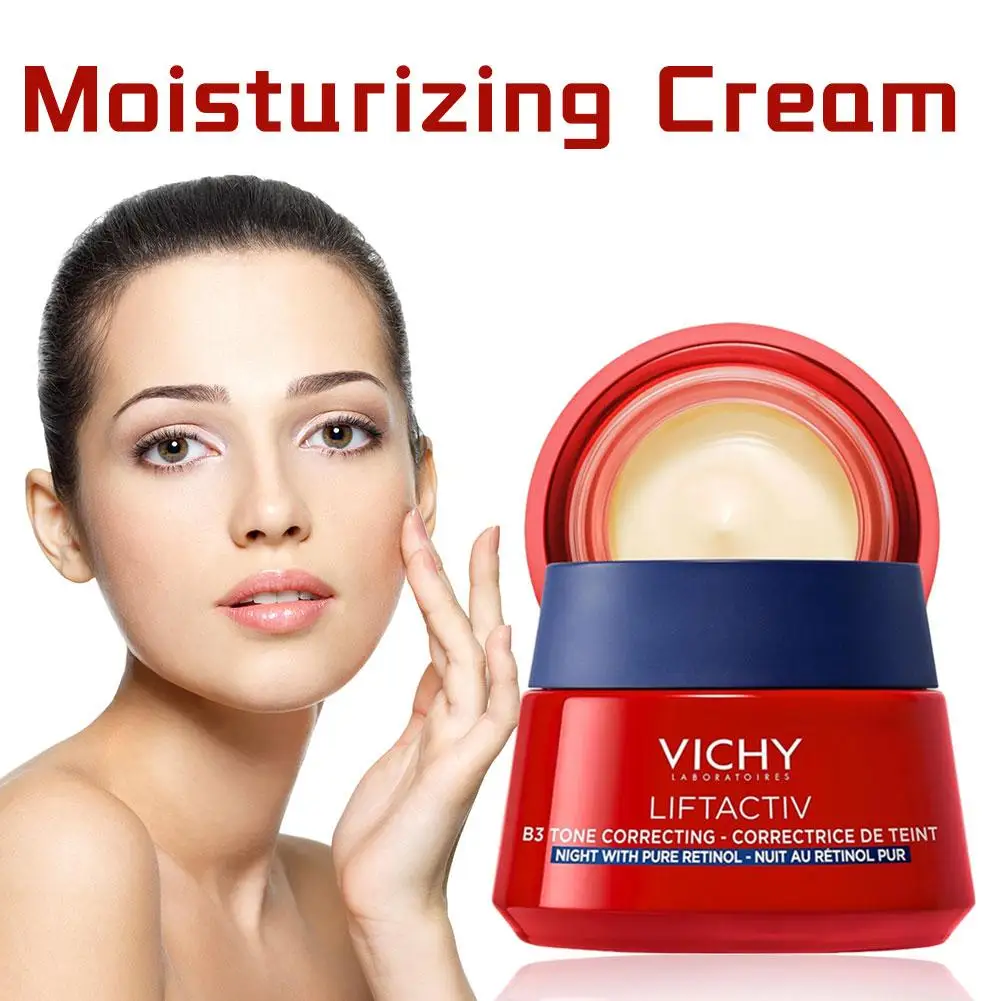 النسخة B3 كريم النهار VICHY كريم منعش مغذي الكولاجين 50 مللي ترطيب سريع الامتصاص العناية بالبشرة ثبات كريم وجه #4