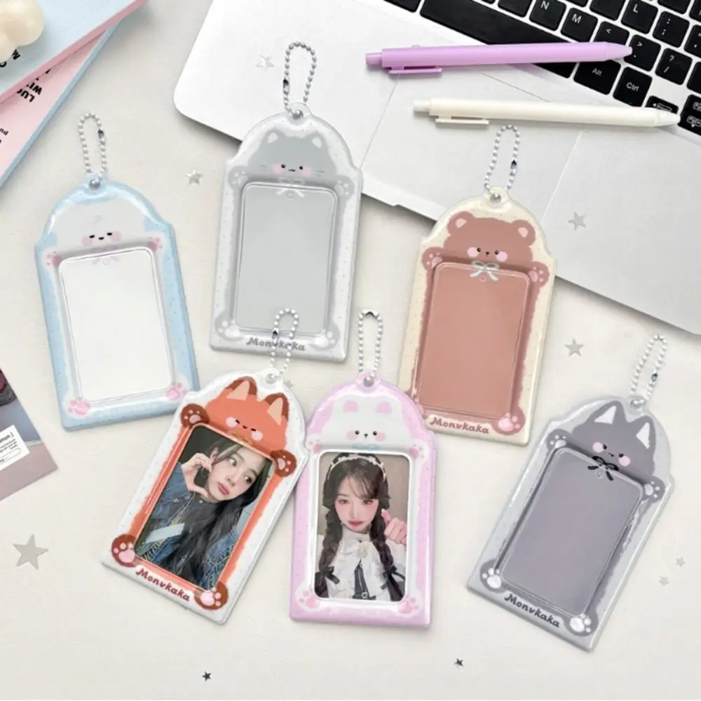 Étui pour cartes Photo à motifs d'animaux INS, rangement de photos de 3 pouces, étui multifonctionnel pour cartes, couverture de protection pour photos idole à pois