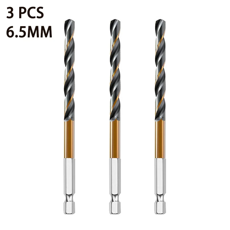 3/7/13PCS Hex Schaft Spiralbohrer Set Holz Metall Lochschneider Kernbohrwerkzeug Kobalt Bohrer Bits 1,5 2 2,5 3 3,5 4 5 6mm HSS