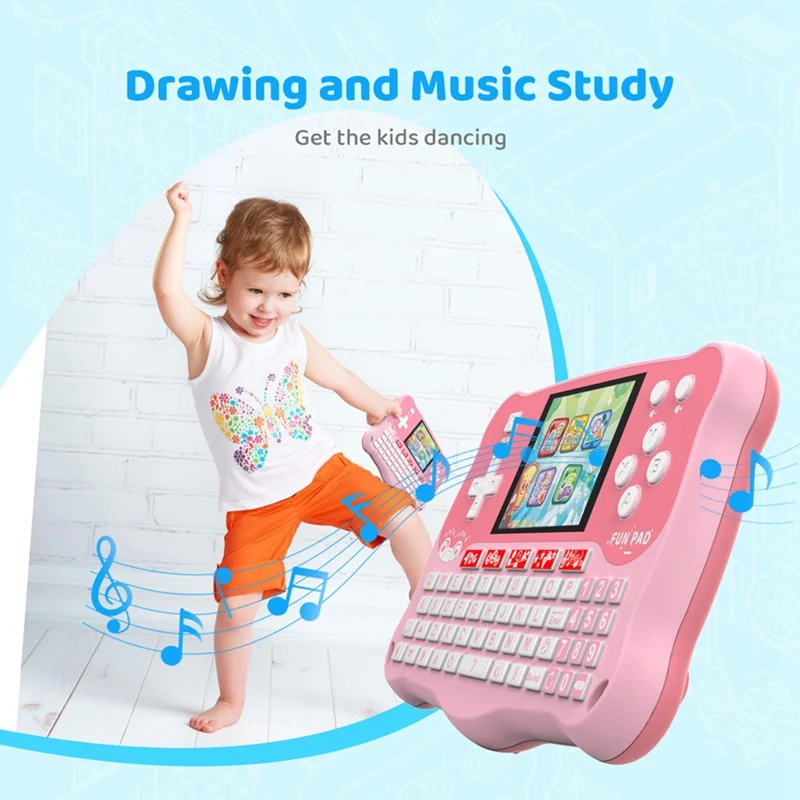 DATA FROG Baby Tablet Early Learn Education Machine Toddlers Speak Spell Language Electronic Handheld Game Console