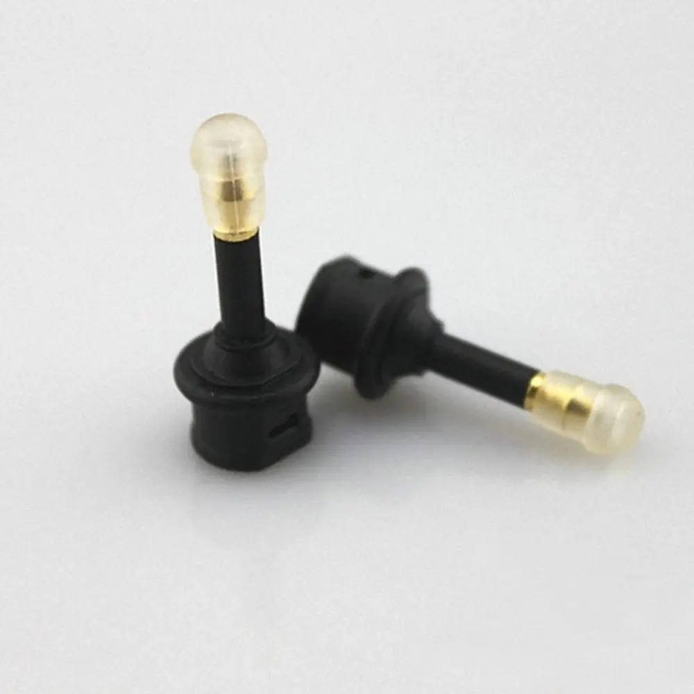 Digital High Quality Male Plug Jack Plug 3Pcs Gold Plated Fiber Optic Mini Black To 3.5mm Toslink Optical Adapter