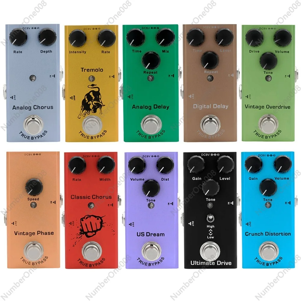 Electric Guitar Single Mini Effector Pedal Electric Guitar Mini Portable Effector