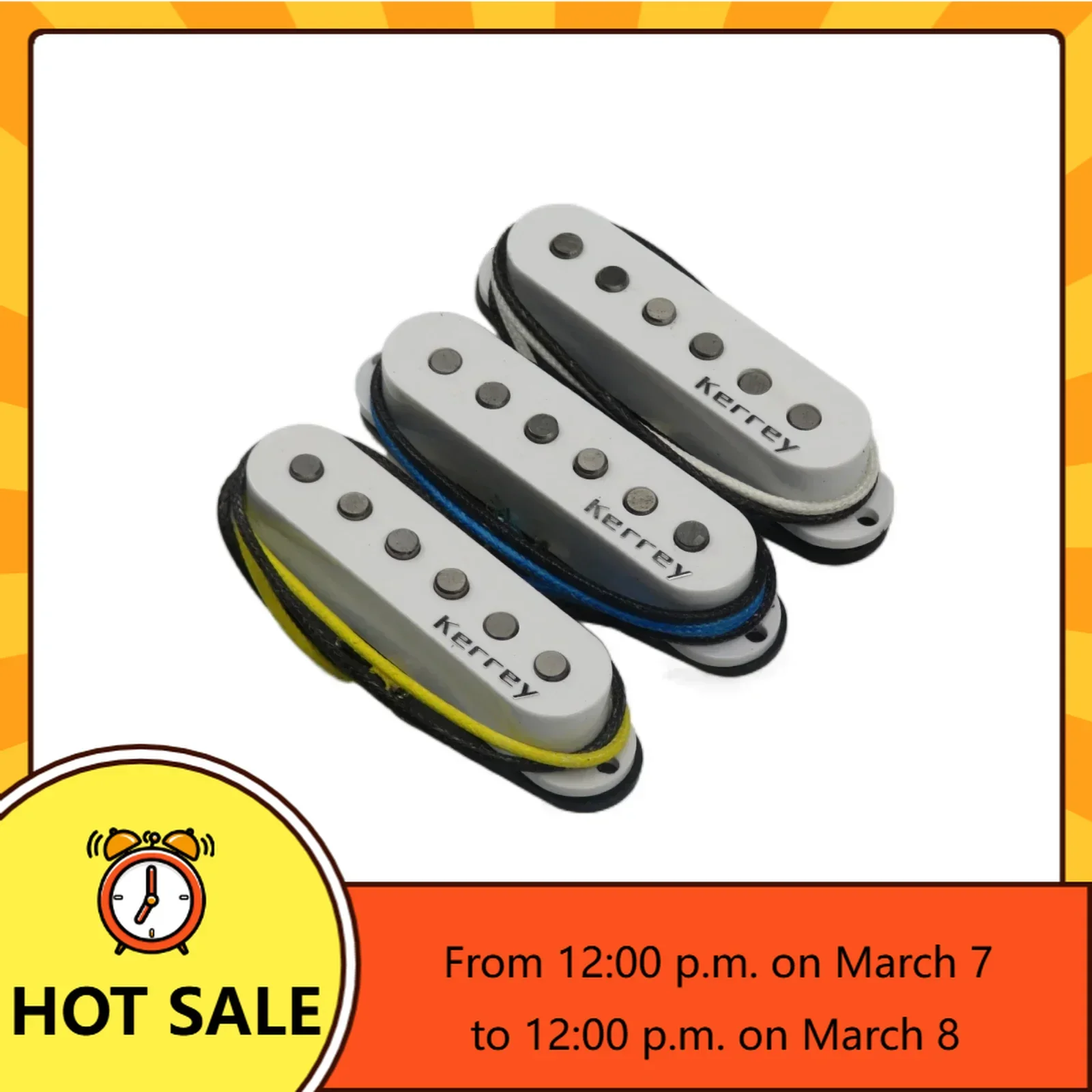 

Q-X- Music Store-Kerrey SSS Alnico V Vintage Single coil Guitar Pickups / Set Pickups