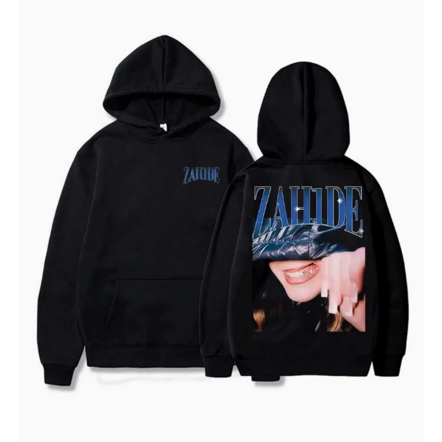 

Забавная толстовка Zahide Merch с графическим принтом в стиле хип-хоп, мужская уличная одежда, спортивный костюм в стиле Харадзюку