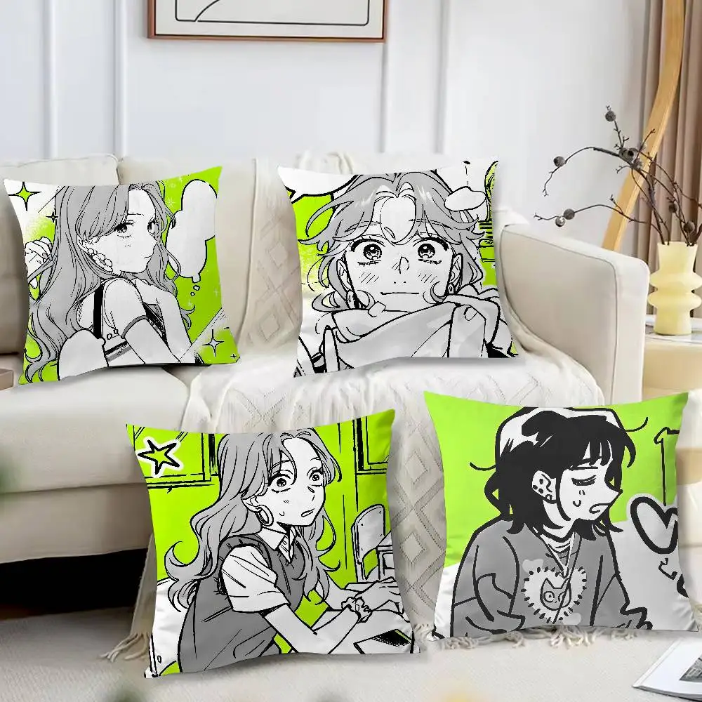 

Anime A-Aya Oosawa Pillow Case Printed Pillowcase for Living Room Sofa Cushion Cover & Bedroom Decor