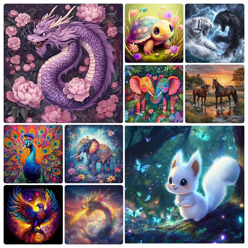 

Animal DIY Jigsaw Puzzle Home Decor Adults Puzzle Game Family Fun Puzzles Educational Gift Various Sizes