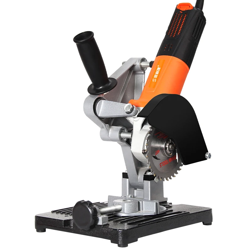 Angle grinder modified cutting machine bracket universal multi-function grinder turntable saw small fixed frame