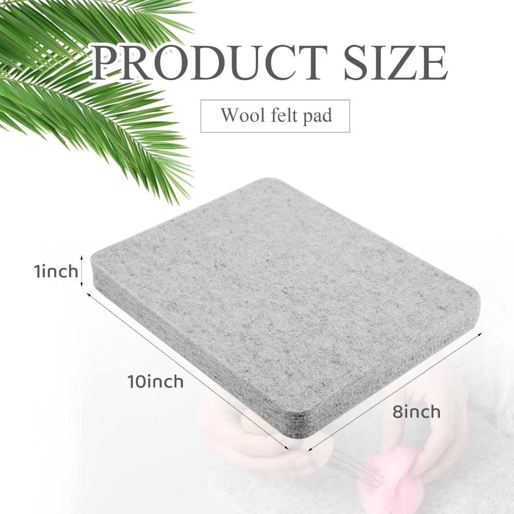 148 قطعة مجموعة التلبيد بالإبرة 8x10 بوصة وسادة التلبيد حصيرة مع الإبر حراس الأصابع مقبض خشبي حقيبة مقص للمبتدئين المهنيين