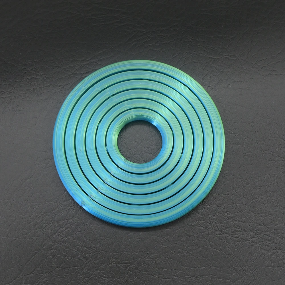 3D-Gedruckter Hexagon-Ring - Farbenfroher Rotierender Neuartiger Schmuck, PLA-Material, Trendiges Einzigartiges Desktop-Spielzeug – Detail 6