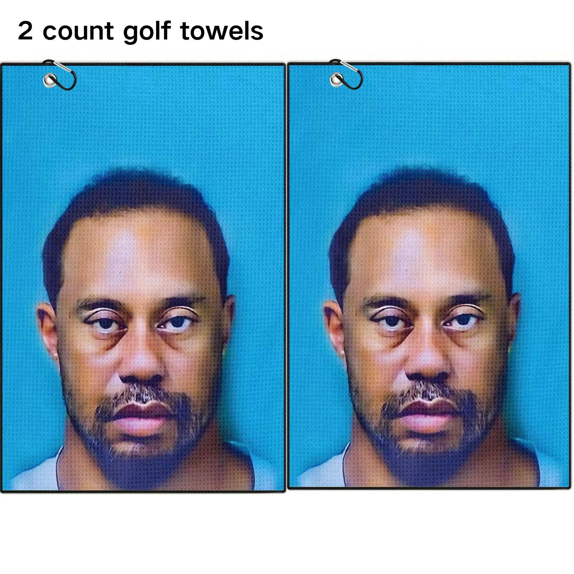 

2 count Funny Microfiber Premium Golf Towels, Printed Golf Towels for Golf Bags for Men&Women, Great Golf Accessories For Dad
