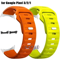 Soft Silicone Sport Band for Google Pixel Watch 2 41mm correa Rubber Watchband Strap for Google Pixel Watch  41mm bracelet