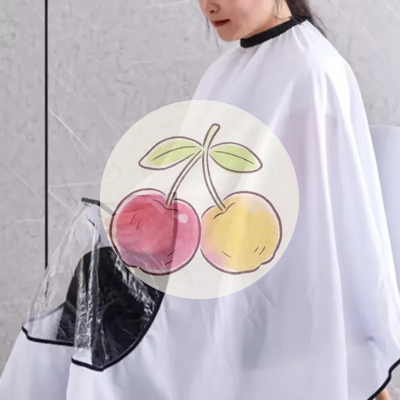 

Парикмахерский пеньюар для салона красоты с прозрачным окном, накидка для стрижки, фартук для бритья, инструмент для парикмахерской